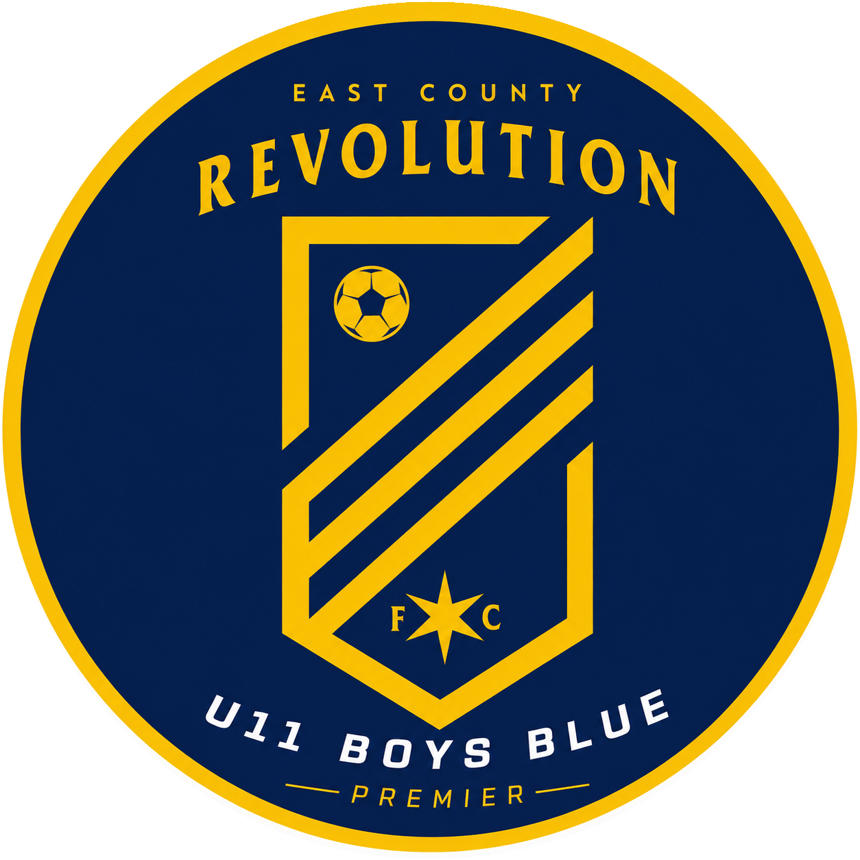 East County Revolution FC U11 Boys Blue Premier crest